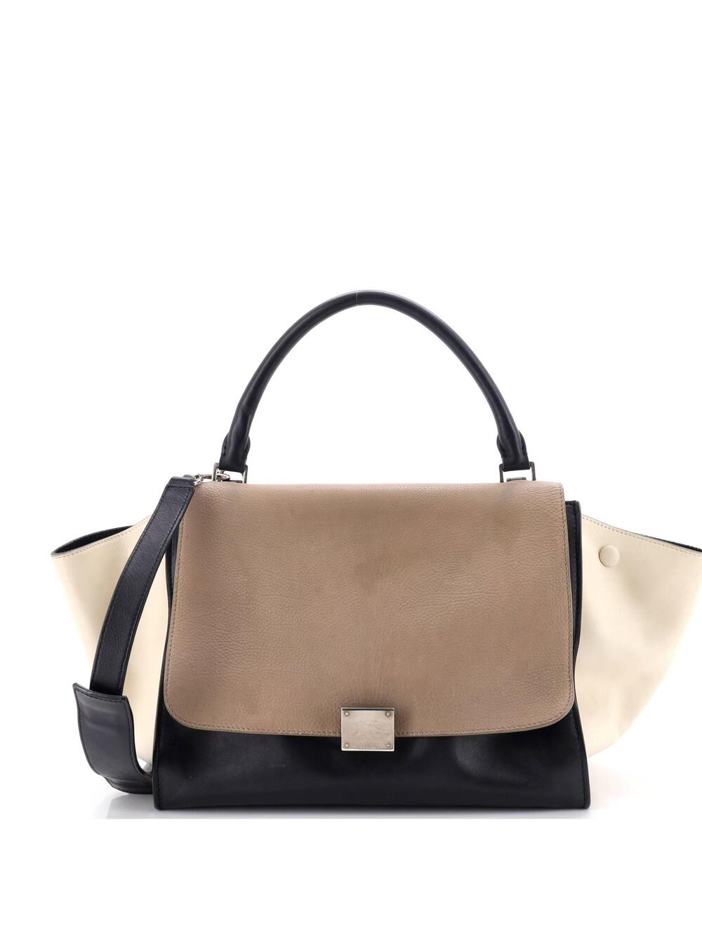 Celine Tricolor Trapeze Bag Leather #260674C66B